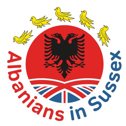 Albanians in sussex logo